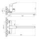 Смеситель для ванны IMPRESE RUBIN f03209901CB 92747 фото 2
