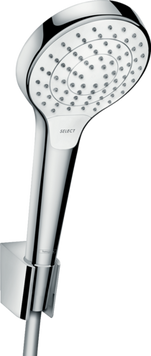 Душевой набор с держателем и душевым шлангом HANSGROHE CROMA SELECT 26421400, хром с белым 47362 фото