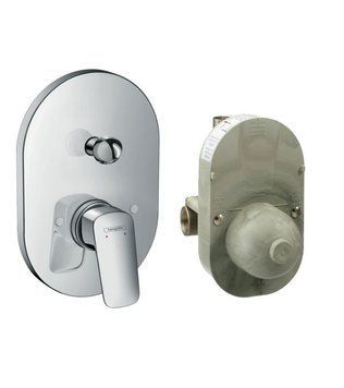 Смеситель для ванны HANSGROHE LOGIS 71409000, хром 62394 фото
