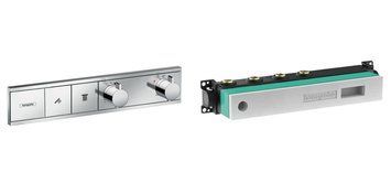 Термостат скрытого монтажа 2 функции со скрытой частью HANSGROHE RAINSELECT 15380000+15310180 92901 фото