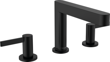 Смеситель для раковины со сливным гарнитуром HANSGROHE FINORIS 76033670, черный матовый 800004144 фото