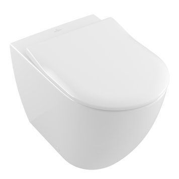 Унитаз приставной VILLEROY & BOCH SUBWAY 2.0 5602R001, Rimless, белый 52171 фото