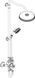 Showerpipe з термостатом і верхнім душем 240 1jet AXOR MONTREUX 16572000 55122 фото 4