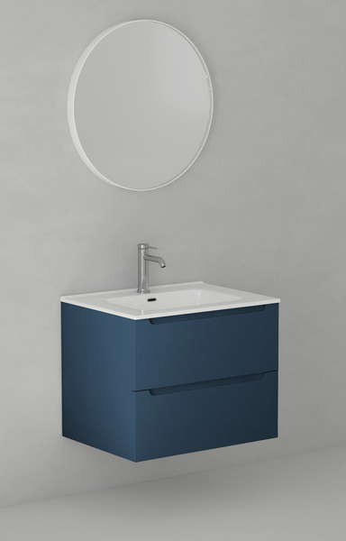 Тумба з умивальником 80 см IMPRESE VALTICE NEW u08506517FJ, синій матовий 96690 фото