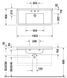 Умывальник подвесной DURAVIT STARCK 3 0304100000, 105х48 800005984 фото 4