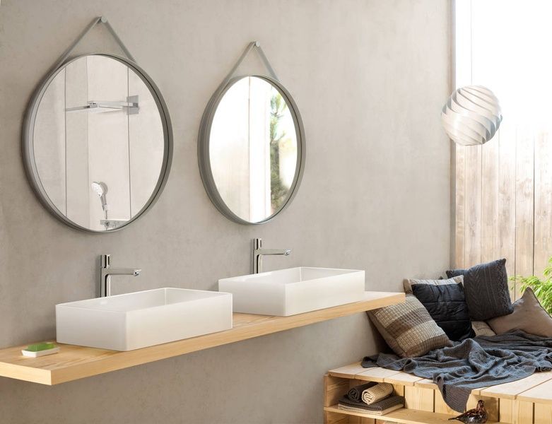 Змішувач для раковини без зливного клапана HANSGROHE TALIS SELECT E 71753000 53472 фото