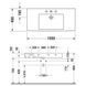 Умывальник подвесной DURAVIT VERO 0329100000 800006034 фото 4