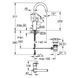 Змішувач для умивальника GROHE BAULOOP 23763000 66929 фото 2