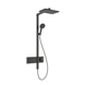 Душова система з термостатом HANSGROHE RAINDANCE ALIVE 24580340, чорний матовий хром 100491 фото 1