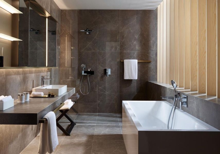 Шлангове під'єднання з тримачем для душу HANSGROHE FIXFIT PORTER 26456400, хром з білим 56206 фото