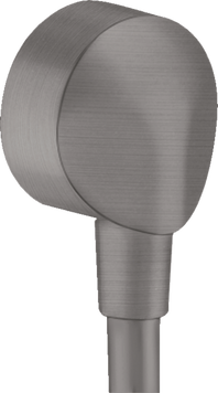 Шланговое подсоединение без клапана обратного тока воды HANSGROHE FIXFIT E 27454340, черный матовый хром 80719 фото