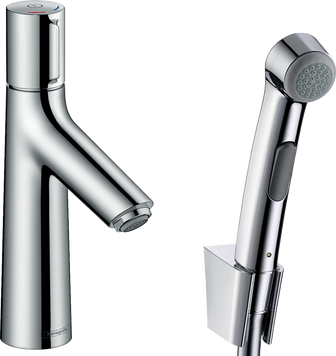 Смеситель со сливным клапаном для раковины с гигиеническим душем HANSGROHE TALIS SELECT S 72291000 53471 фото