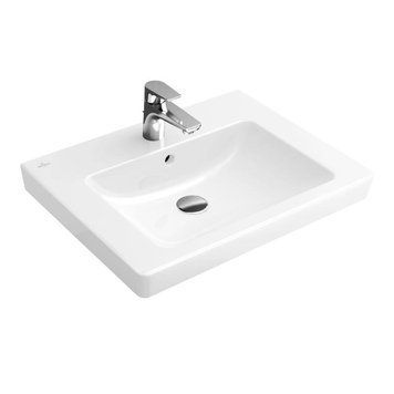 Умывальник подвесной VILLEROY & BOCH SUBWAY 2.0 71136001, 600x470, белый 44138 фото