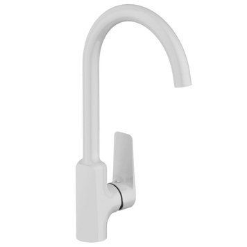 Смеситель для кухни IMPRESE ARIA f03407503AA, белый 84225 фото
