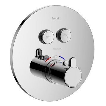 Смеситель скрытого монтажа с термостатом IMPRESE SMART CLICK ZMK101901237, хром 82171 фото