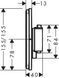 Термостат для душу HANSGROHE SHOWERSELECT COMFORT E 15571670, чорний матовий 800004495 фото 2