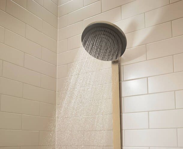 Душевая система с термостатом HANSGROHE PULSIFY 24240140, бронза сатин 96424 фото