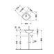 Умывальник подвесной DURAVIT STARCK 3 0752440000, 43х38 см 800005935 фото 3