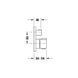 Термостат для ванної прихованого монтажу DURAVIT C.1 C15200013046, чорний матовий 800006135 фото 3