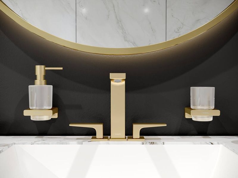 Стаканчик для зубних щіток HANSGROHE ADDSTORIS 41749140, бронза сатин 85420 фото