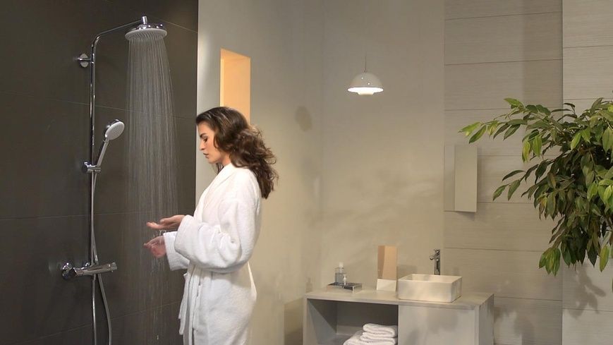 Душова система HANSGROHE CROMETTA 27264400, хром з білим 44534 фото