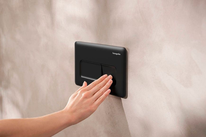 Кнопка смыва для инсталляции HANSGROHE iFRAME, черный матовый 101535 фото