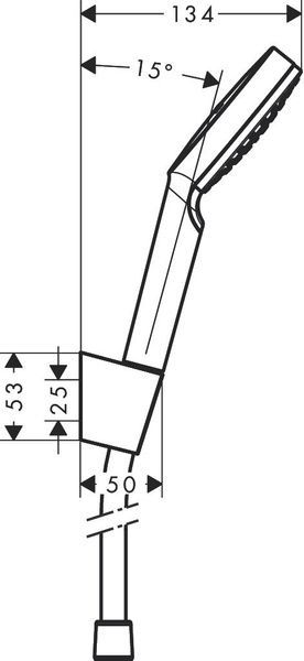 Душовий набір HANSGROHE CROMETTA 26569400, хром з білим 77322 фото