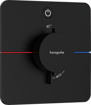 Термостат для душа HANSGROHE SHOWERSELECT COMFORT Q 15581670, черный матовый 800004496 фото