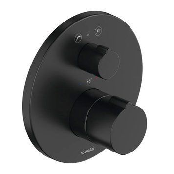 Термостат для ванной скрытого монтажа DURAVIT C.1 C15200014046, черный матовый 800006136 фото