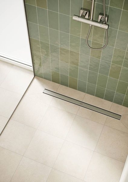 Монтажный комплект для стандартной установки HANSGROHE RAINDRAIN COMPACT 56180800, нержавеющая сталь 800004296 фото