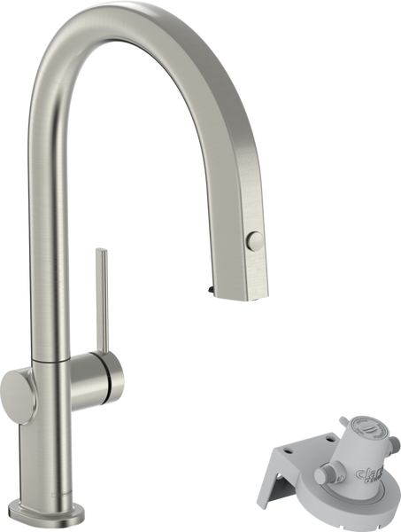 Смеситель для кухонной мойки HANSGROHE AQITTURA M91 76803800, нержавеющая сталь 91796 фото