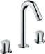 Смеситель для раковины на отверстия со сливным гарнитуром HANSGROHE LOGIS 71133000 49764 фото 1
