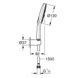 Гарнитур душевой GROHE RAINSHOWER 26581000 79674 фото 2