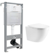 Набор инсталляция IMPRESE i-FRAME i1210 с унитазом IMPRESE ROZKOS Twist 101586 фото 1