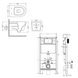 Набор инсталляция IMPRESE i-FRAME i1210 с унитазом IMPRESE ROZKOS Twist 101586 фото 2
