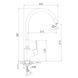 Смеситель для кухни IMPRESE RUBIN f03409901CC 92750 фото 2