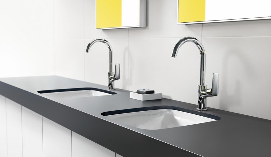 Змішувач для раковини з поворотним виливом HANSGROHE LOGIS 71131000 47293 фото