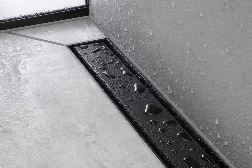 Решетка душевого трапа HANSGROHE RAINDRAIN MATCH 56042670, черный матовый 95359 фото