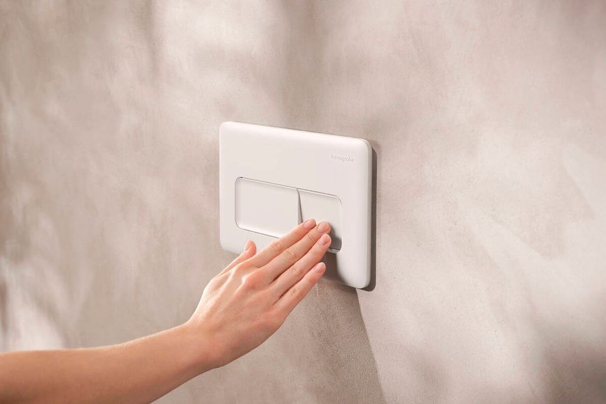 Кнопка змиву для інсталяції HANSGROHE iFRAME, білий матовий 101536 фото