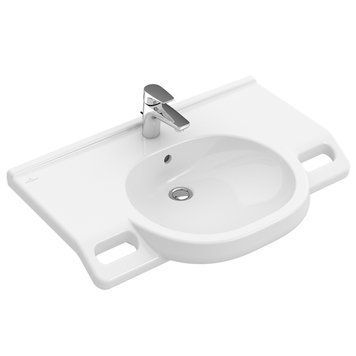 Умывальник подвесной VILLEROY & BOCH VICARE 41208001, 80x55, белый 800005828 фото