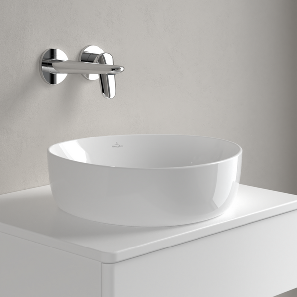 Умивальник на стільницю VILLEROY & BOCH ANTAO 4A7240R1, 40x39.5 см, Ceramic Plus, білий 800005778 фото