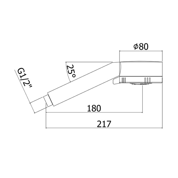 Лейка для душа 3 вида струи PAFFONI ZDOC070CR 800000007227 фото