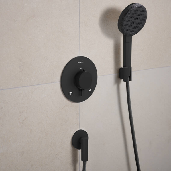 Шлангове під'єднання HANSGROHE FIXFIT 28882670, чорний матовий 100506 фото