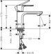 Змішувач для раковини з донним клапаном HANSGROHE REBRIS S 72586670, чорний матовий 800004129 фото 2