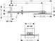 Верхний душ 250 1jet AXOR SHOWER SOLUTIONS 35284000, с держателем 800004595 фото 3
