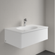 Умывальник накладной VILLEROY & BOCH ANTAO 4A7584RW, 80x50см, со скрытым переливом, с отверстием под смеситель, Ceramic Plus, белый матовый 800005728 фото 2