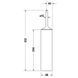 Йоржик для унітазу DURAVIT STARCK T 0099454600, чорний матовий 800006069 фото 2