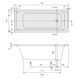 Ванна акрилова VILLEROY & BOCH ARCHITECTURA UBA177ARA2V-01, 170x70, білий 40866 фото 4