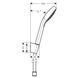 Гарнітур душовий HANSGROHE CROMA SELECT E 26413400, білий 46292 фото 2