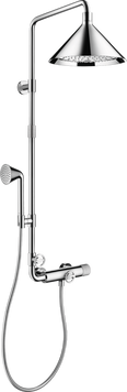 Showerpipe с термостатом и верхним душем 240 2jet AXOR SHOWERS FRONT 26020000 39836 фото